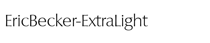 EricBecker-ExtraLight