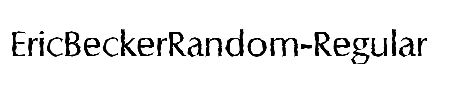 EricBeckerRandom-Regular