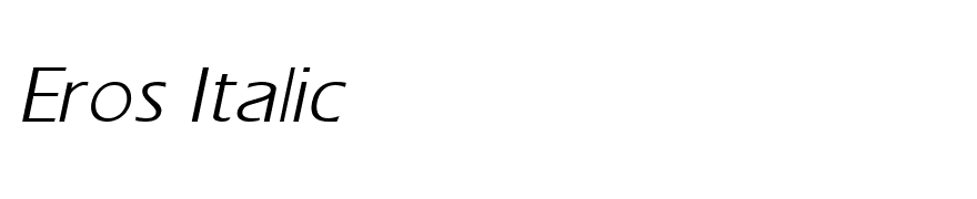 Eros Italic