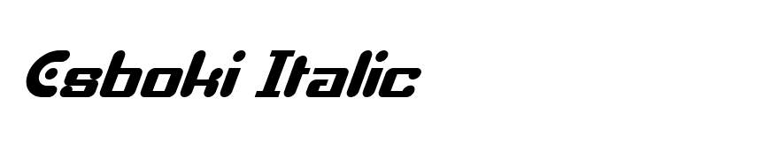 Esboki Italic