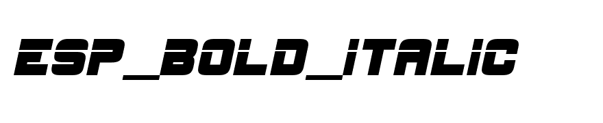 ESP_Bold_Italic