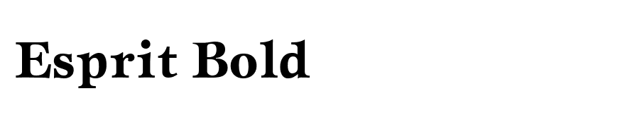 Esprit Bold