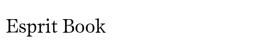 Esprit Book