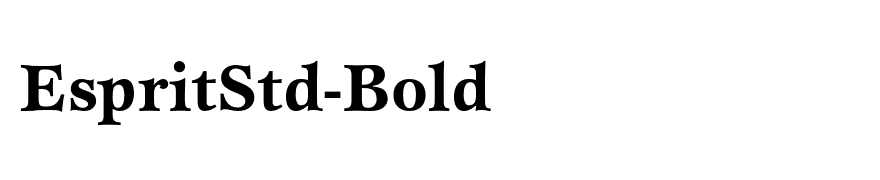 EspritStd-Bold