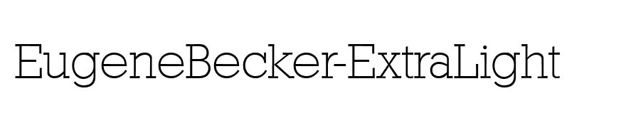 EugeneBecker-ExtraLight