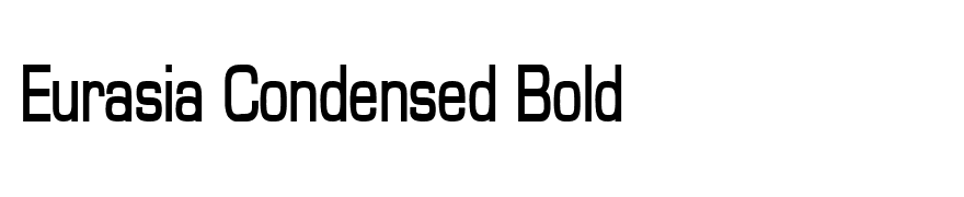 Eurasia Condensed Bold