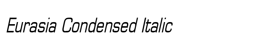 Eurasia Condensed Italic
