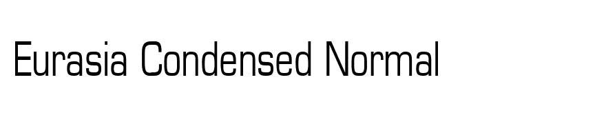 Eurasia Condensed Normal