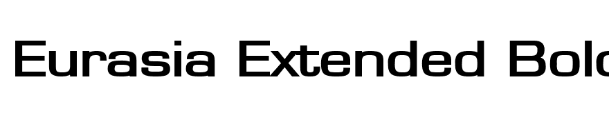 Eurasia Extended Bold