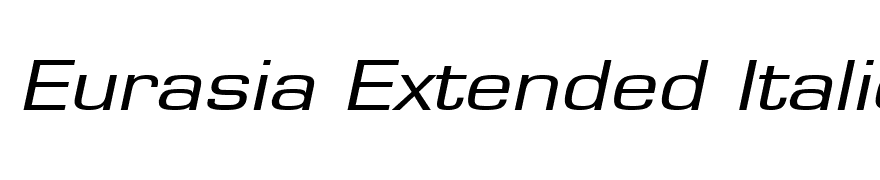 Eurasia Extended Italic