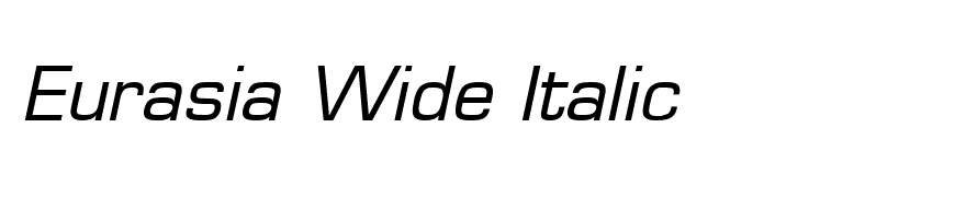 Eurasia Wide Italic