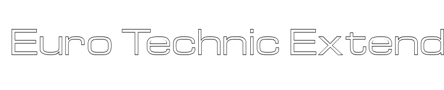 Euro Technic Extended Outline Regular
