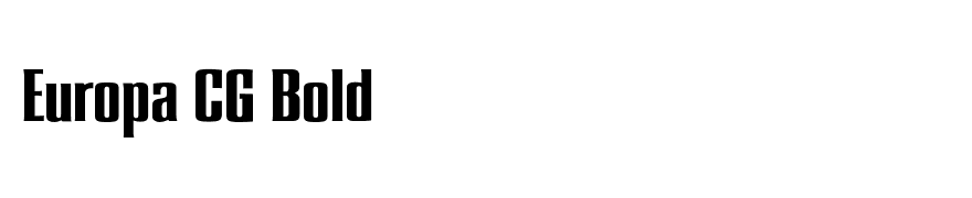 Europa CG Bold