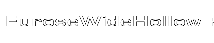 EuroseWideHollow Regular