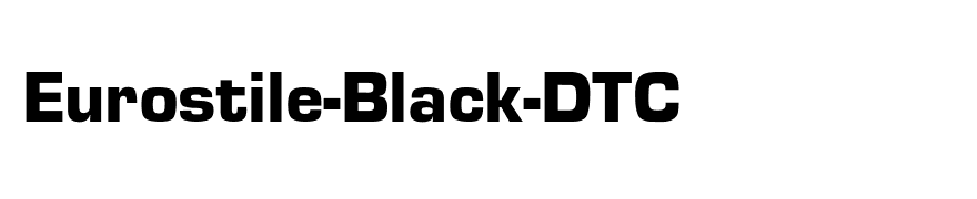 Eurostile-Black-DTC