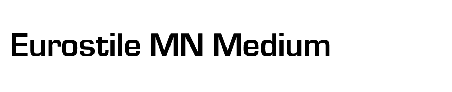 Eurostile MN Medium