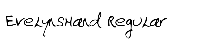 EvelynsHand Regular