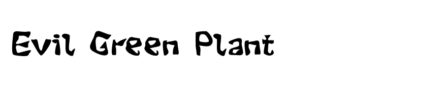 Evil Green Plant