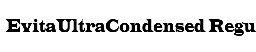 EvitaUltraCondensed Regular