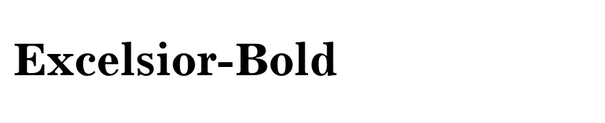 Excelsior-Bold