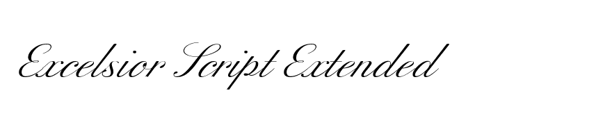 Excelsior Script Extended