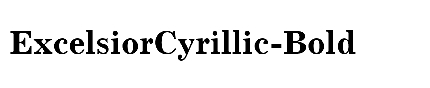 ExcelsiorCyrillic-Bold