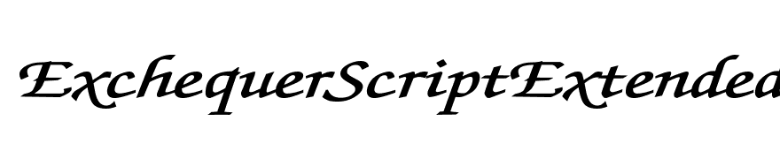 ExchequerScriptExtended Bold