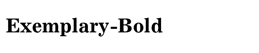 Exemplary-Bold