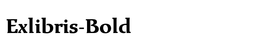 Exlibris-Bold