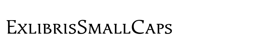 ExlibrisSmallCaps