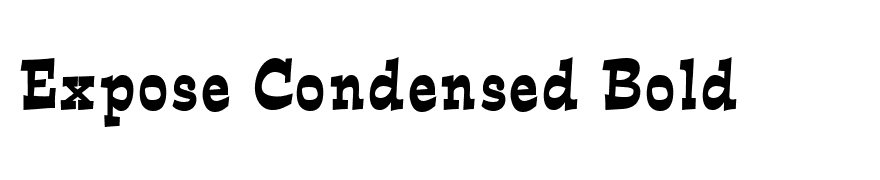 Expose Condensed Bold