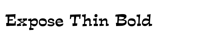 Expose Thin Bold