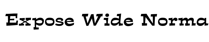 Expose Wide Normal