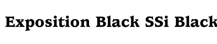 Exposition Black SSi Black