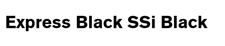 Express Black SSi Black