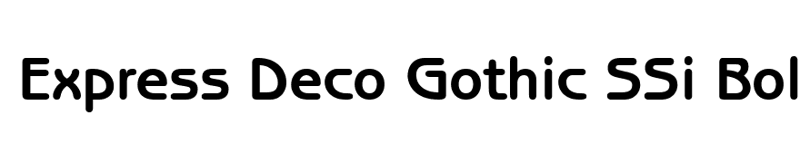 Express Deco Gothic SSi Bold