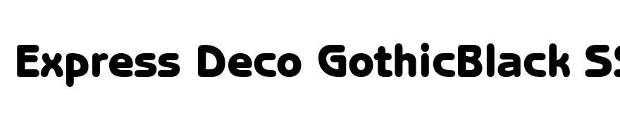 Express Deco GothicBlack SSi Black