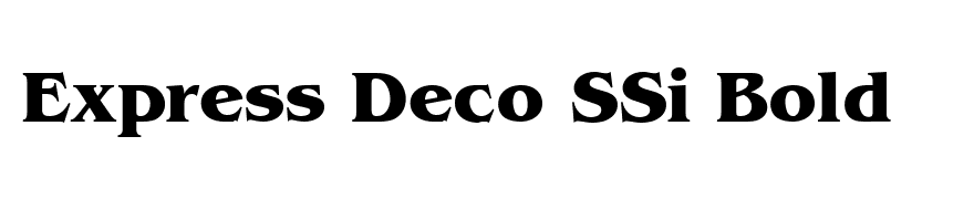 Express Deco SSi Bold