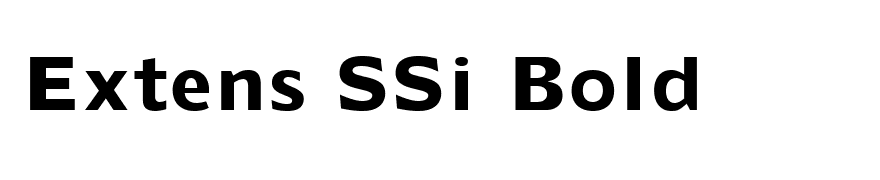 Extens SSi Bold