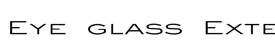 Eye glass Extended Normal