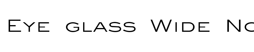 Eye glass Wide Normal