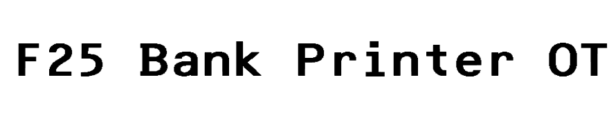 F25 Bank Printer OTF