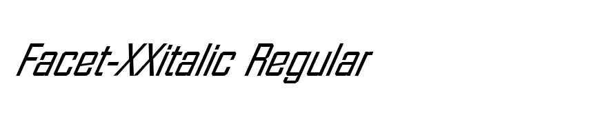 Facet-XXitalic Regular