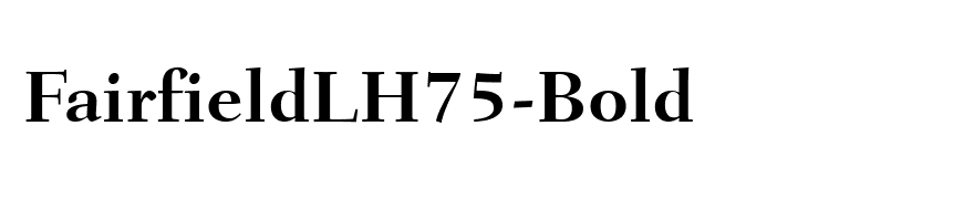FairfieldLH75-Bold