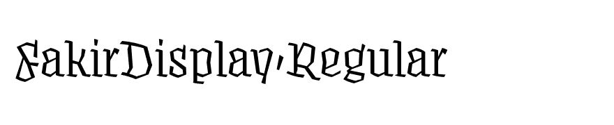FakirDisplay-Regular