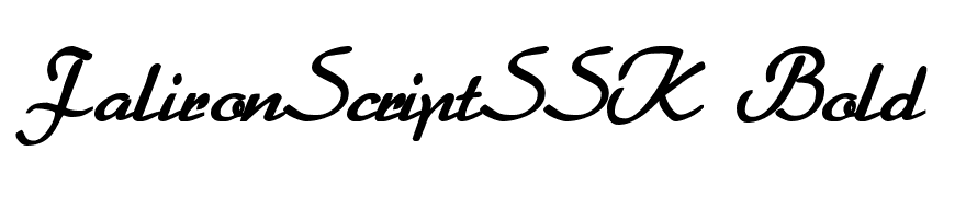 FalironScriptSSK Bold