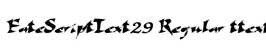 FateScriptText29 Regular ttext