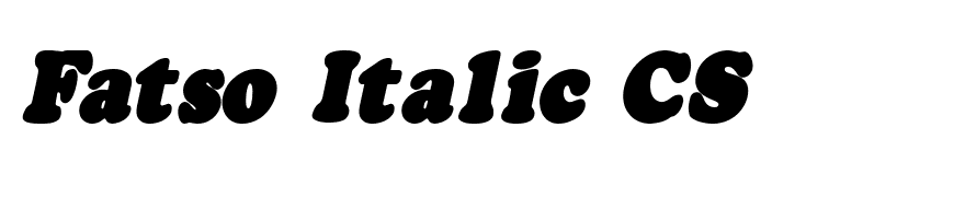 Fatso Italic CS