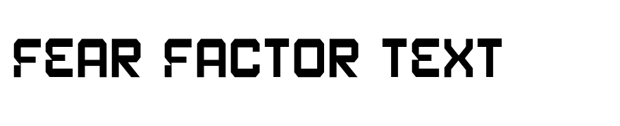 Fear Factor Text