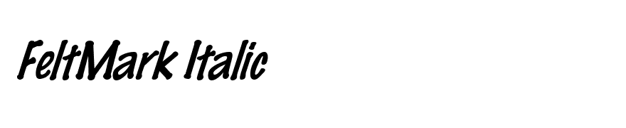 FeltMark Italic